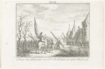 Jonker Frans van Brederode verovert Rotterdam, 1488