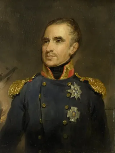 Jonkheer Theodorus Frederik van Capellen (1762-1824), Vice Admiral and Commanding Officer of the Dutch Squadron off Algiers, 1816