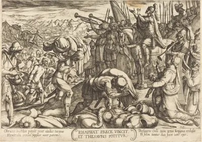 Josaphat Thanking God for His Victory