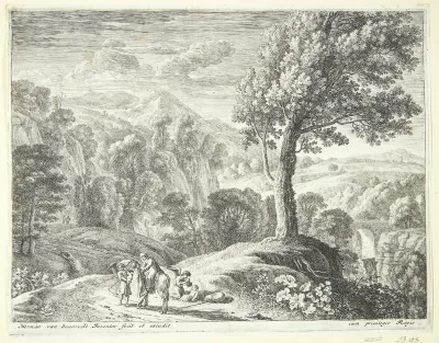 Josef hjælper Maria ned fra æslet
