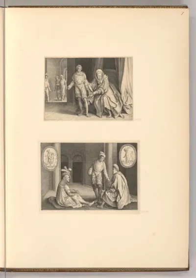 Josef und die Frau des Potiphar; Josef deutet die Träume der Gefangenen