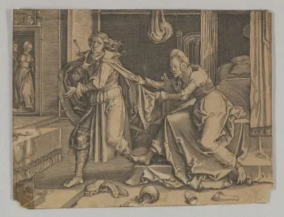 Joseph and Potiphar's Wife (reverse copy)