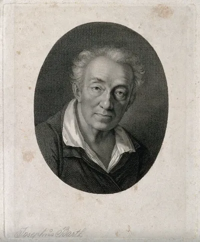 Joseph Barth. Line engraving by T. Benedetti