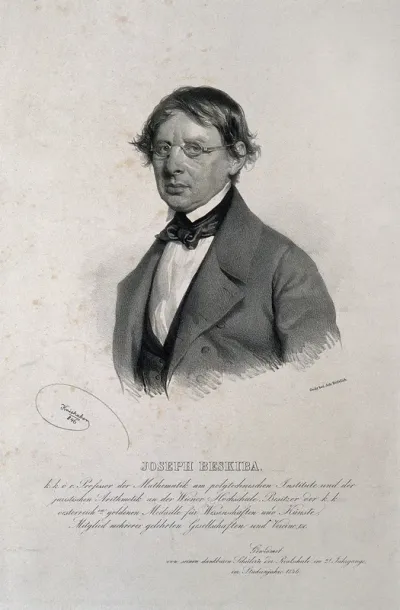 Joseph Beskiba. Lithograph by J. Kriehuber, 1846