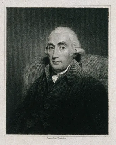 Joseph Black. Stipple engraving by J. Posselwhite after J. Heath