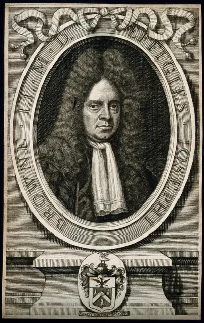 Joseph Browne. Line engraving by W. Sherwin, 1708