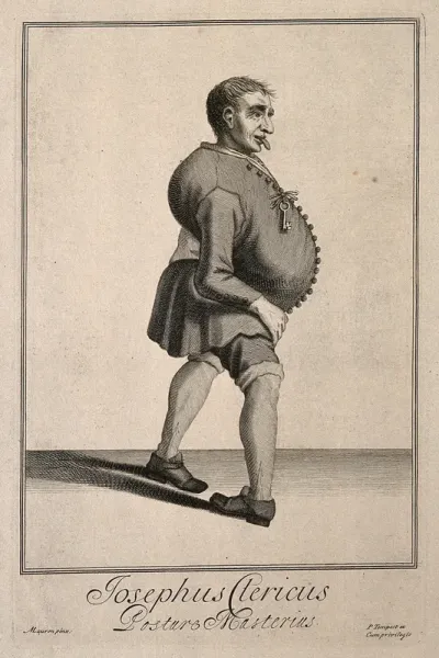 Joseph Clark, a contortionist