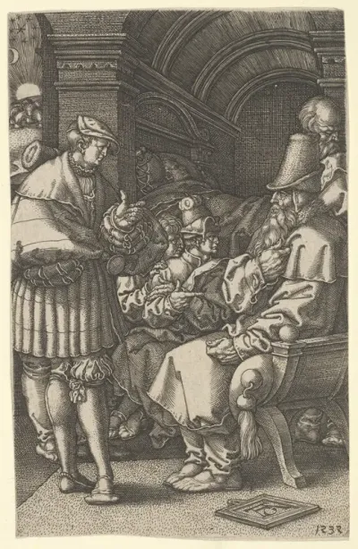 Joseph Explaining His Dreams to Jacob, from "The Story of Joseph"