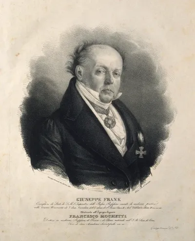 Joseph Frank. Lithograph by G. Cornienti, 1832