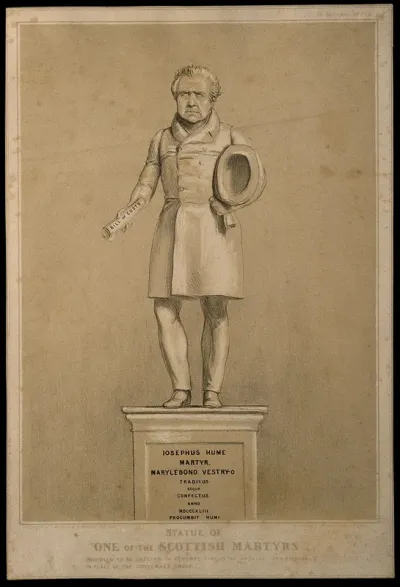 Joseph Hume. Lithograph, 1843