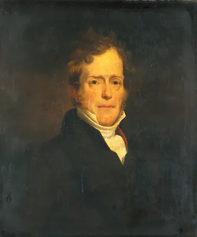 Joseph Hume. Oil painting