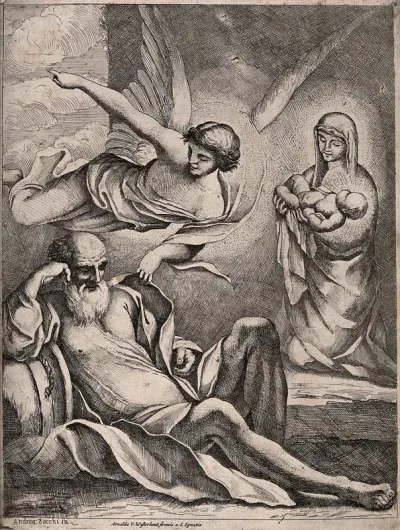 Joseph is told in a dream to flee to Egypt with Mary and Jesus