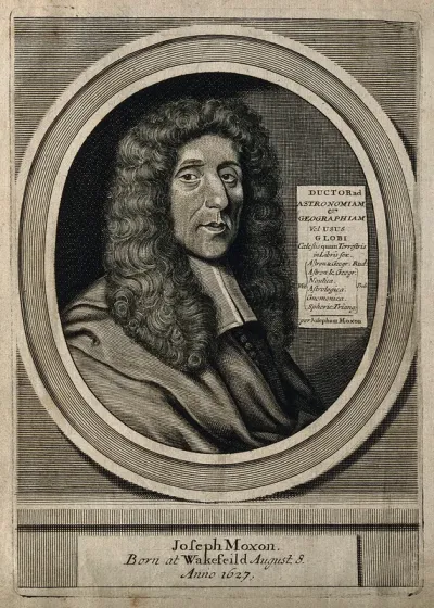 Joseph Moxon. Line engraving, 1699