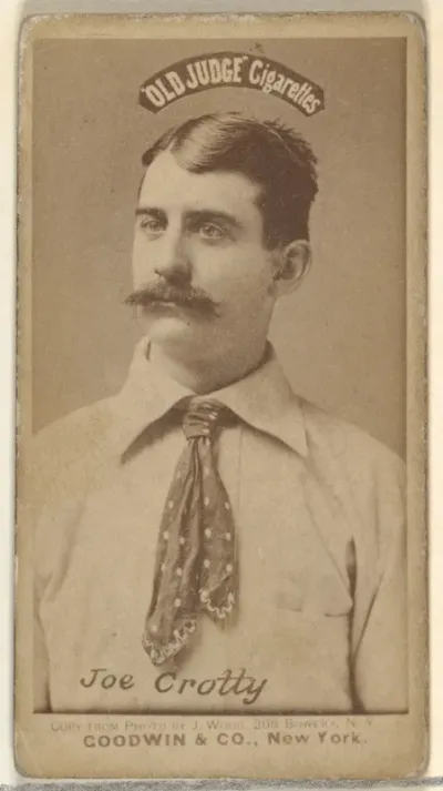 Joseph P. "Joe" Crotty, from the Old Judge series (N172) for Old Judge Cigarettes