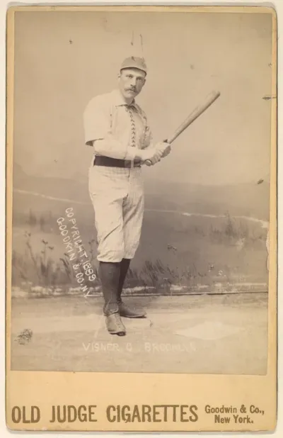 Joseph Paul Visner, Catcher, Brooklyn, from the series Old Judge Cigarettes