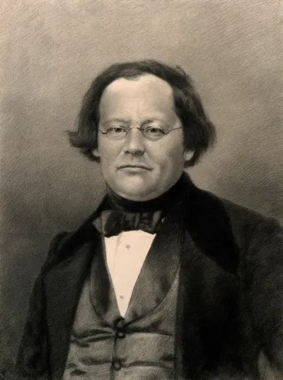 Joseph Skoda. Charcoal drawing by Berger, 1883, after A. F. Baschta