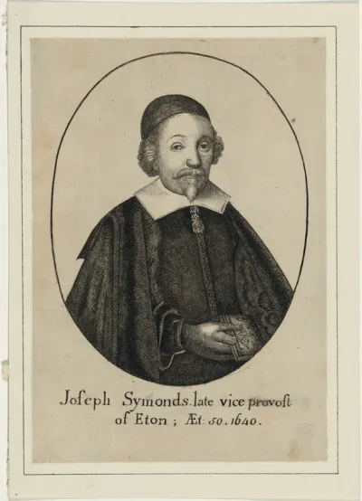 Joseph Symonds, Vice-Provost of Eton