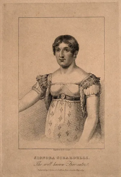 Josephine Giraldelli, a woman impervious to fire