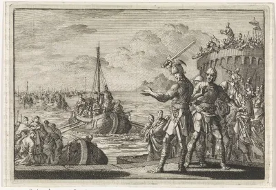 Josephus beveelt Klitus zijn linkerhand af te houwen