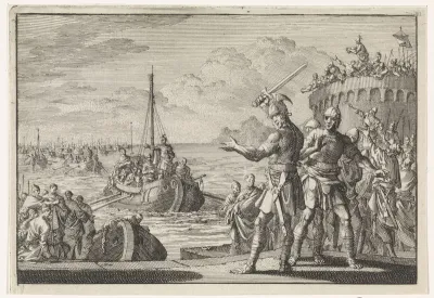 Josephus beveelt Klitus zijn linkerhand af te houwen