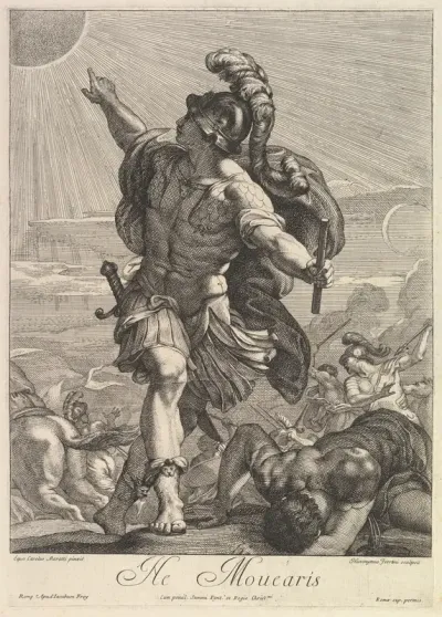 Joshua commanding the sun to stand still