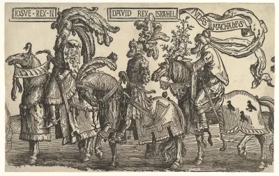 Joshua, David, and Judas Maccabee, from The Nine Heroes