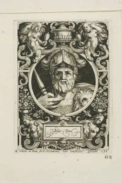 Joshua, plate four from The Nine Worthies