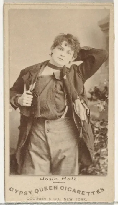 Josie Hall, from the Actors and Actresses series (N171) for Gypsy Queen Cigarettes