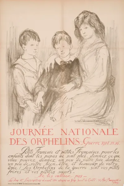 Journée Nationale des orphelins (juliste)