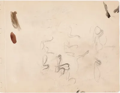 Joutsen, luonnoksia maalaukseen Fantasia 1895