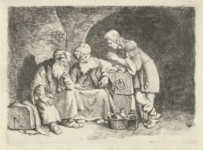 Jozef verklaart de dromen van de bakker en de schenker