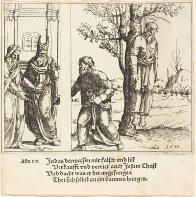 Judas Returns the Thirty Pieces of Silver