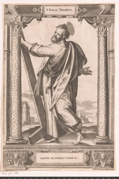 Judas Taddeüs de apostel