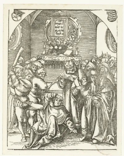 Judas Thaddeüs sterft marteldood met knots