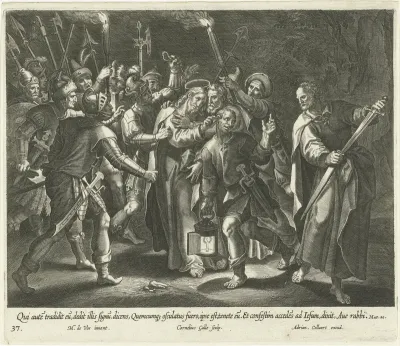 Judaskus en arrestatie van Christus