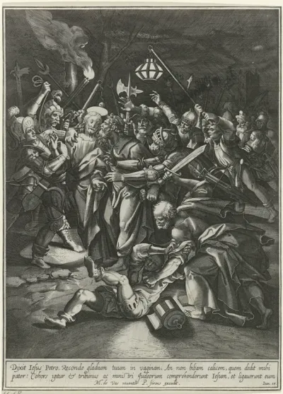 Judaskus en arrestatie van Christus