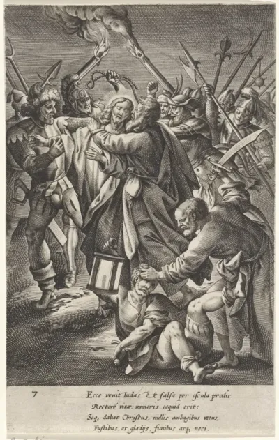 Judaskus en arrestatie van Christus