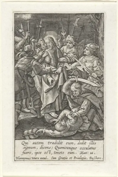 Judaskus en arrestatie van Christus