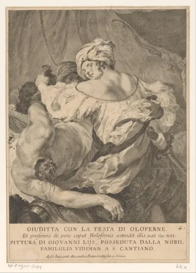 Judit hakt het hoofd van Holofernes af