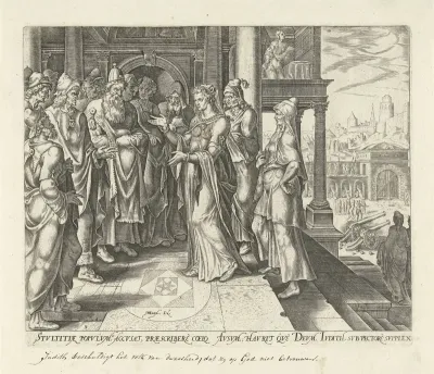 Judit vermaant de bestuurders van Betulia