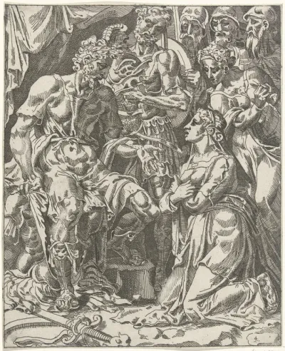 Judit voor Holofernes