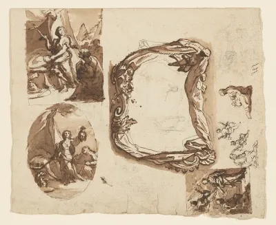 Judith and Holofernes and Other Studies (recto); Diana and Endymion (verso)