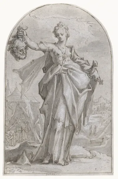 Judith met het hoofd van Holofernes