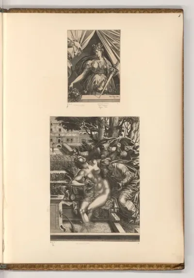 Judith mit dem Haupt des Holofernes; Susanna im Bade