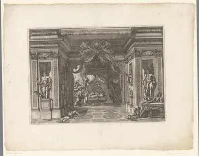 Judith onthoofdt Holofernes en stopt zijn hoofd in een zak