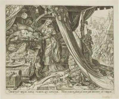 Judith Slaying Holofernes, plate six from The Story of Judith and Holofernes
