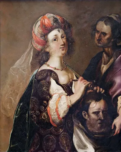 Judith tenant la tête d'Holopherne