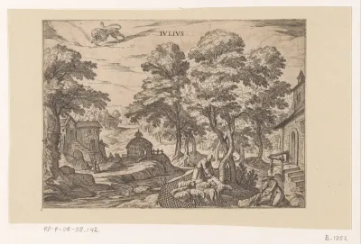Juli: schapen scheren (leeuw)