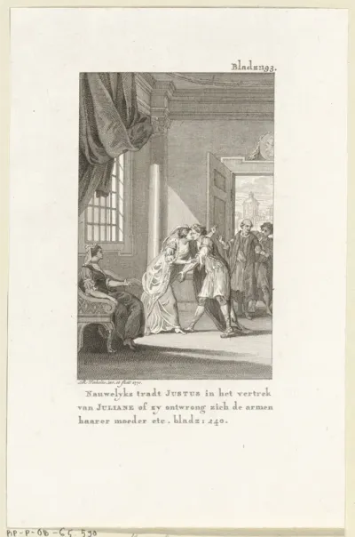 Juliane en Justus kussen elkaar bij hun wederzien