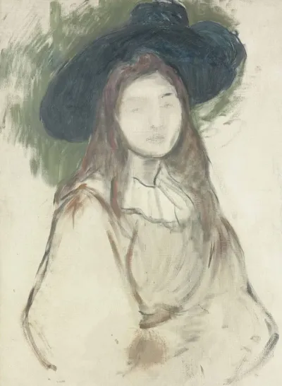 Julie Manet au chapeau Liberty